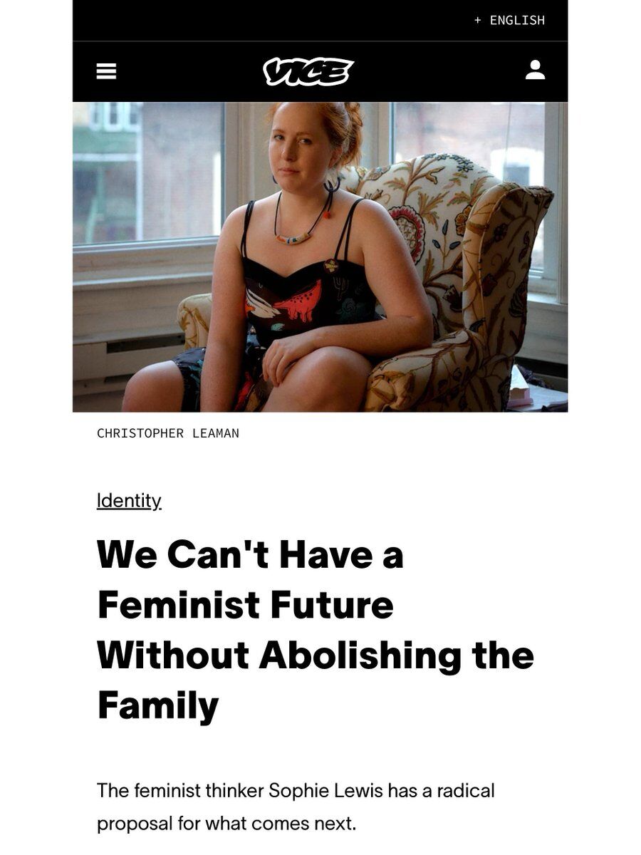 Wokenessisevil's tweet image. Feminists want to abolish the family and they are not even hiding it.