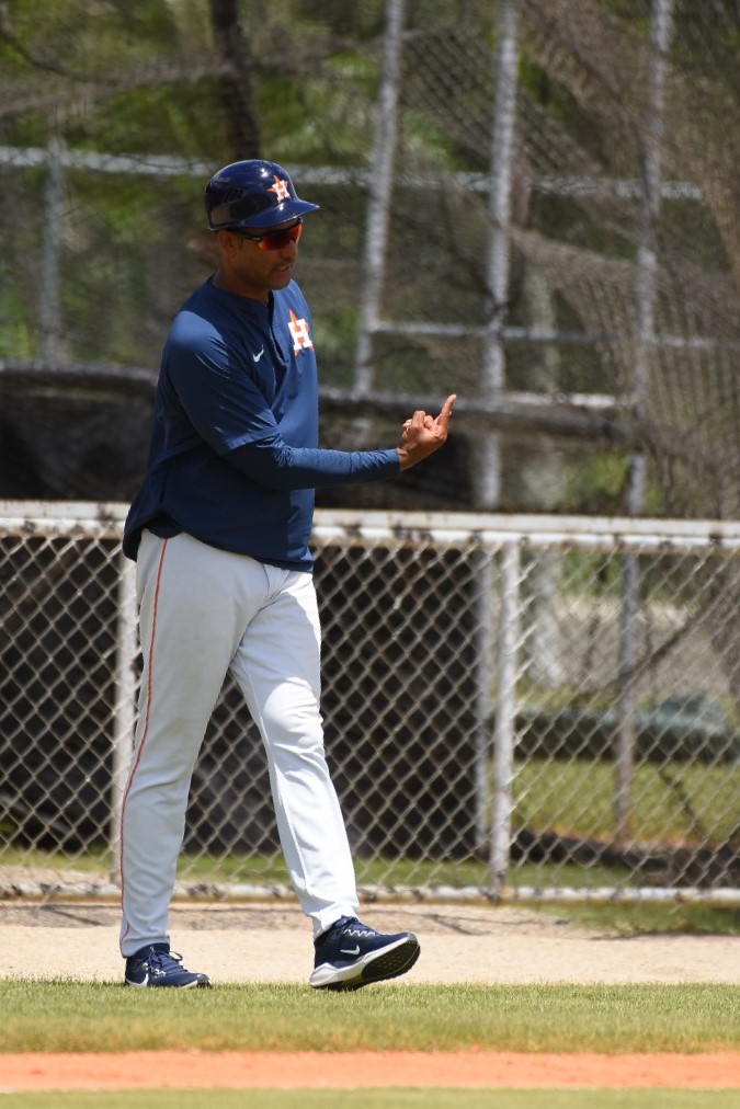 AstrosPlayerDev's tweet image. Congratulations to DSL #Astros Blue manager Johe Acosta, who has been selected to represent the organization in today’s DSL All-Star Game!
Acosta joins OF Kevin Alvarez and IF Anderson Areinamo on the American League roster.