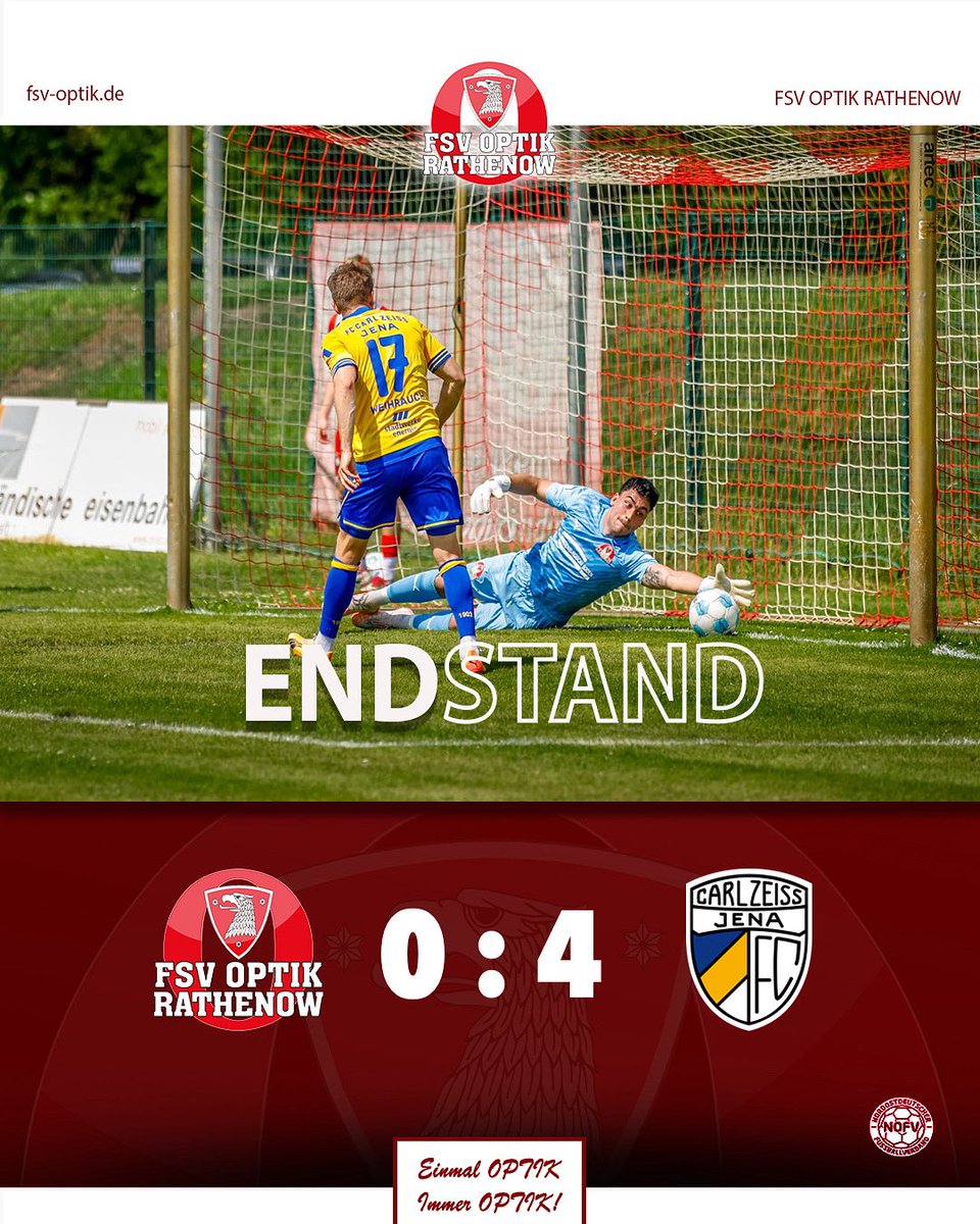 FSV Optik Rathenow (@fsvoptik) on Twitter photo Trotz Niederlage im #Testspiel gegen den Regionalligisten <a href="/fccarlzeissjena/">FC Carl Zeiss Jena</a> zeigen wir besonders in der ersten Hälfte eine ordentliche und solide Leistung. Weiter so, Männer! Vielen #Dank an den FCC für die Anreise und viel Erfolg nächste Woche im Punktspiel-Start. Trotz Niederlage im #Testspiel gegen den Regionalligisten <a href="/fccarlzeissjena/">FC Carl Zeiss Jena</a> zeigen wir besonders in der ersten Hälfte eine ordentliche und solide Leistung. Weiter so, Männer! Vielen #Dank an den FCC für die Anreise und viel Erfolg nächste Woche im Punktspiel-Start.