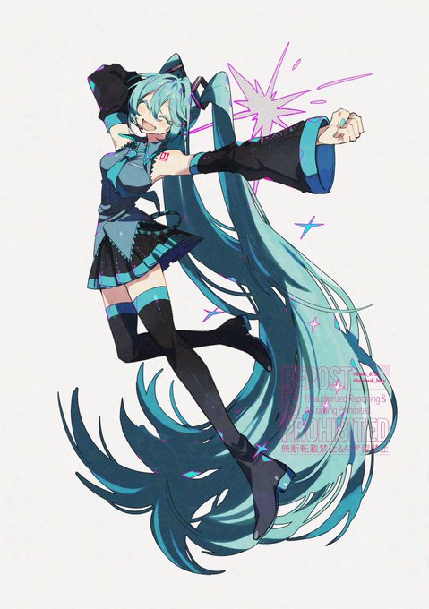 初音ミク 「rerendered this to test something new an」|kioの