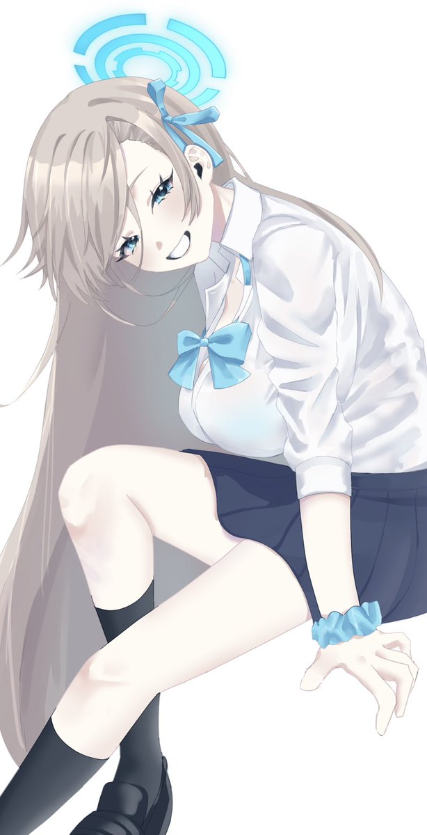 制服アスナ
#ブルアカ