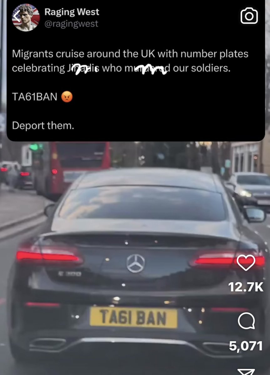 We have jihadis driving around in cars paid for by the British tax payer celebrating the people who murdered our armed forces in Afghanistan.

I keep thinking Britain can’t sink any lower - then it does.