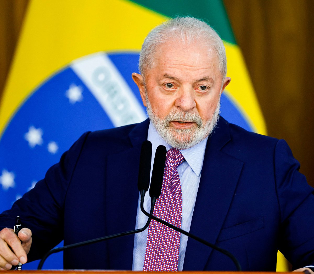 Megatron_ron's tweet image. NEW:
🇧🇷🇺🇲 Brazil's President Lula in response to U.S. President Donald Trump's announcement of a 50% tariff on Brazilian exports:
"No gringo is going to give orders to Brazil"