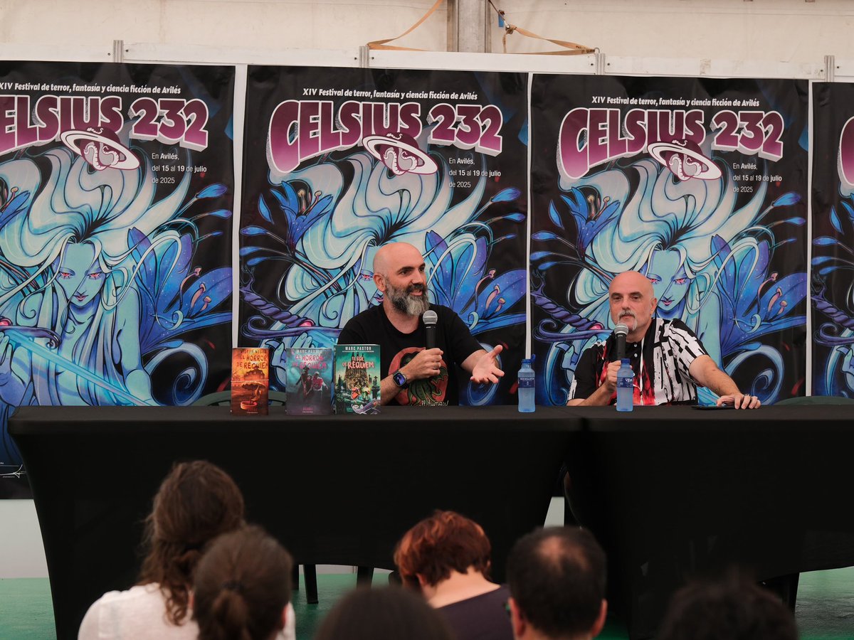 festivalcelsius's tweet photo. Hacía demasiado tiempo de la última visita de Marc Pastor al festival, pero por suerte hemos podido ponerle arreglo a esa situación y disfrutar de su presencia y de su El horror de Réquiem en el #celsius2025 https://t.co/fKDVX7ytSD