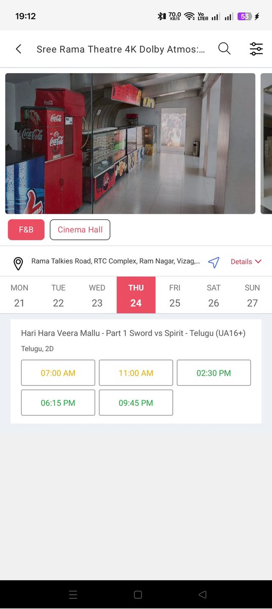Siva433842Siva's tweet image. Vizag bookings open #Vizag #HHVMShows