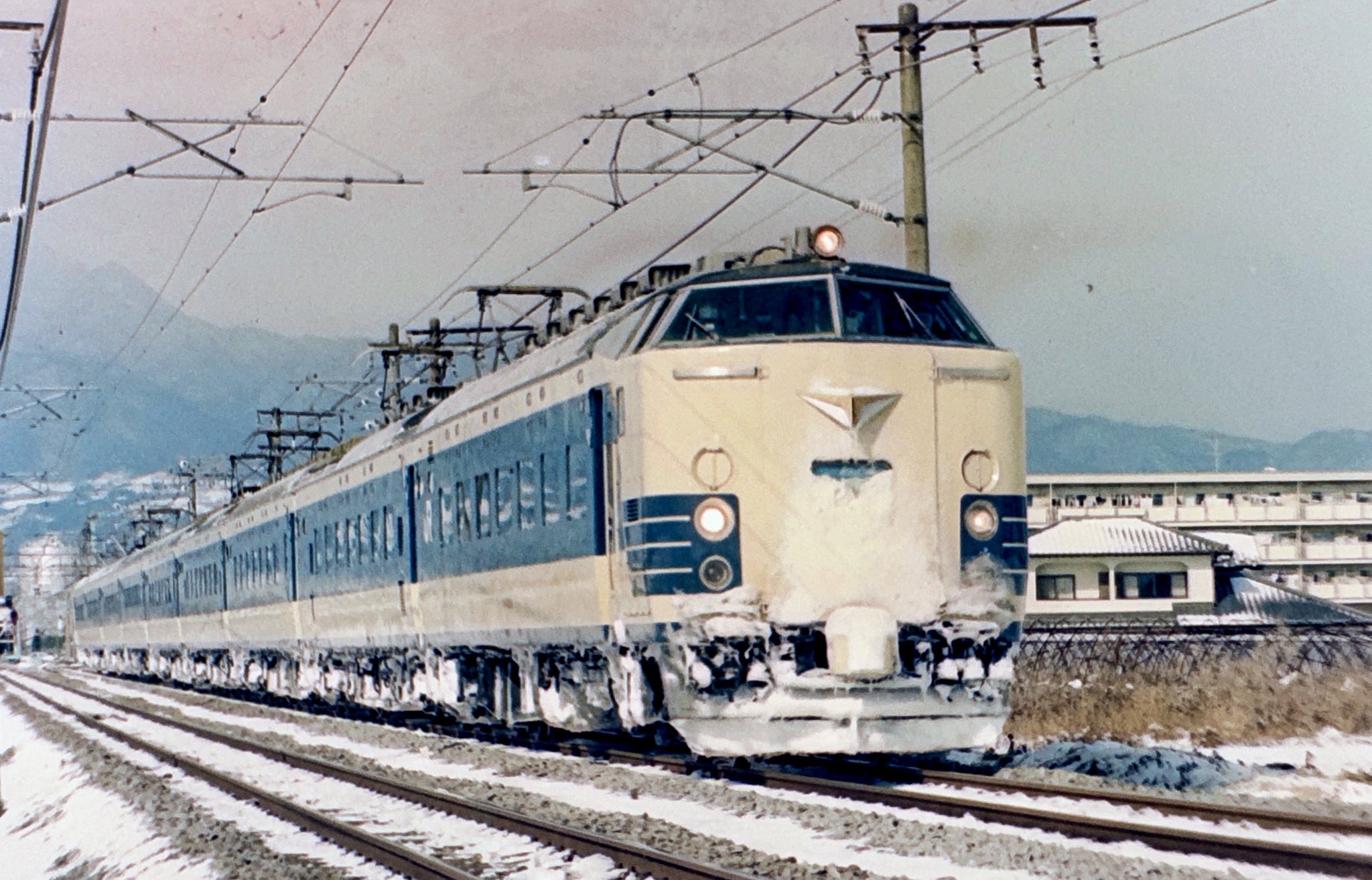 583系　シュプール上越 JR東日本 国鉄583系電車 シュプール上越 渋川駅 鉄道フォト