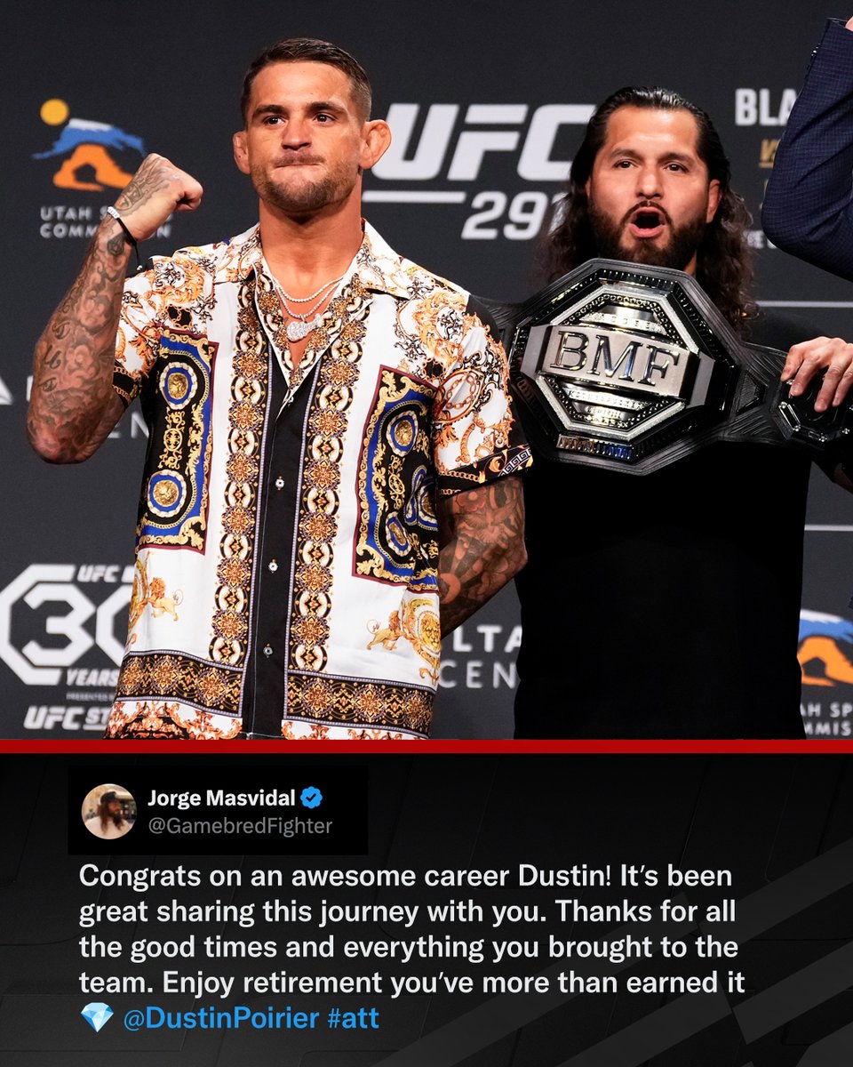 UFCEurope's tweet image. Diamonds are Forever ๐ ๐ซก #UFC318
Fighters react to Dustin Poirier's amazing career!