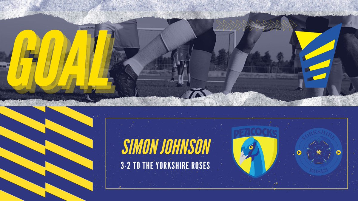 We can barely keep up! 

Simon Johnson for the Peacocks takes it 3-2