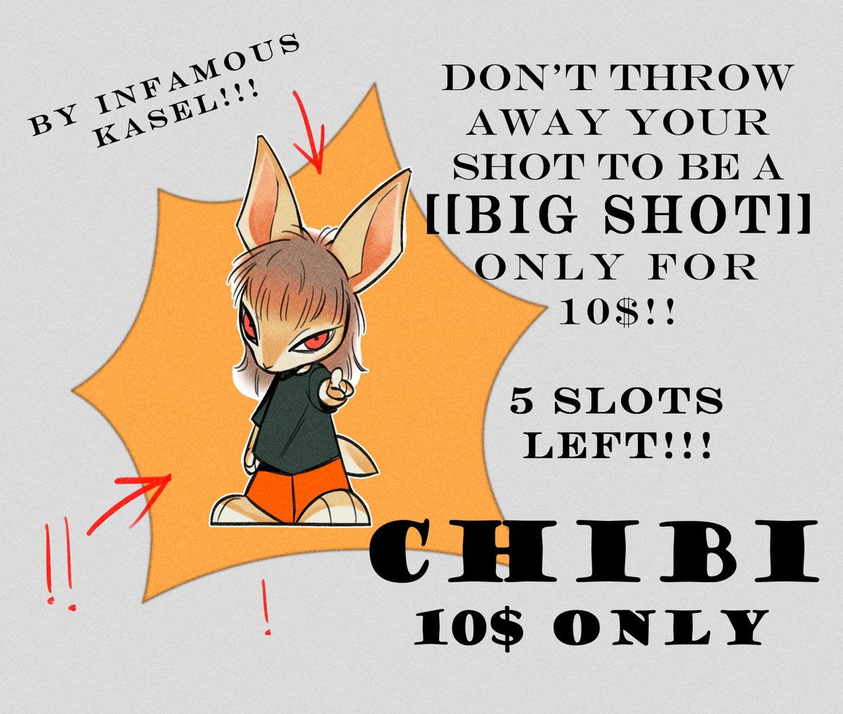 fon_Stieglitz's tweet image. Guys, this is not a joke, I really am taking 5 slots for chibis—
Prepayment 50%, payment via PayPal (co-fi/patreon)
