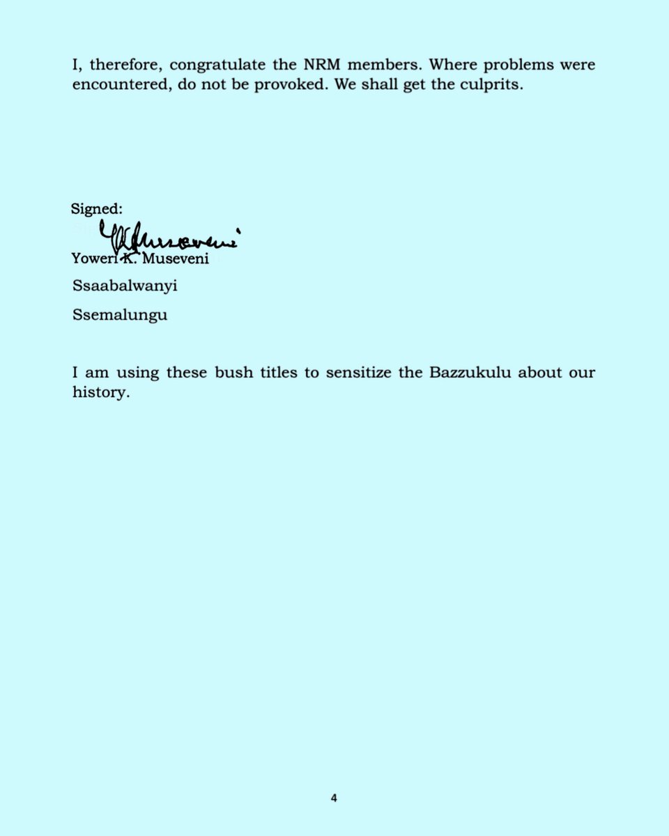 KagutaMuseveni's tweet image. The NRM members, especially the Bazzukulu.
Greetings and Congratulations on the NRM Primaries that were carried out on the 17th of July, 2025.
On that day, one of our sources has now told me that 9.22million members of our Party participated in the Primaries supporting the…