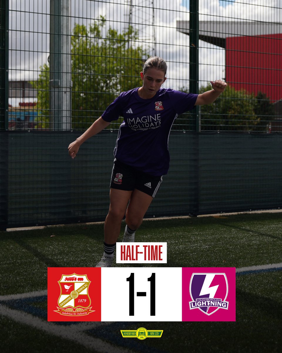 SwindonTownWFC's tweet image. Still all to play for in the second half🫡