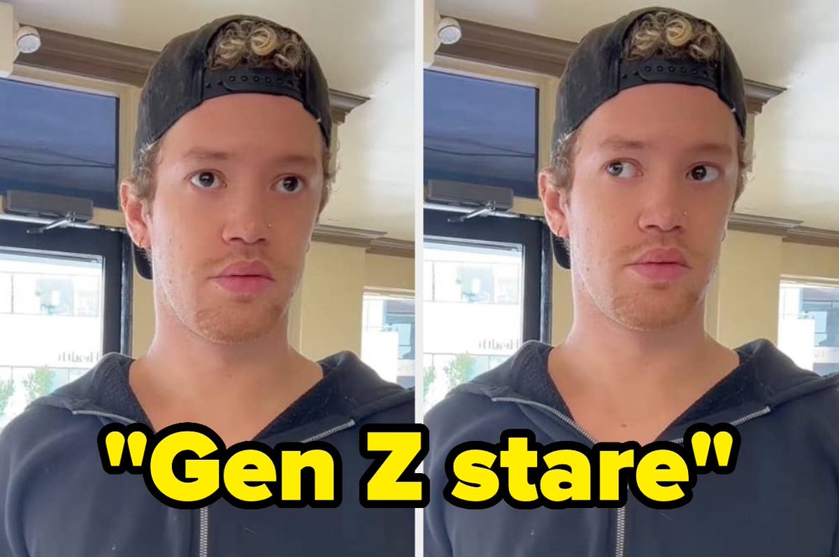 JasonBassler1's tweet image. The “Gen-Z stare” is going viral.
You know the look—when you try to make small talk with the cashier and all you get back is that blank, lifeless stare in return. The internet blames it on a TikTok-raised generation lacking social skills.
What do you think—real or overhyped?