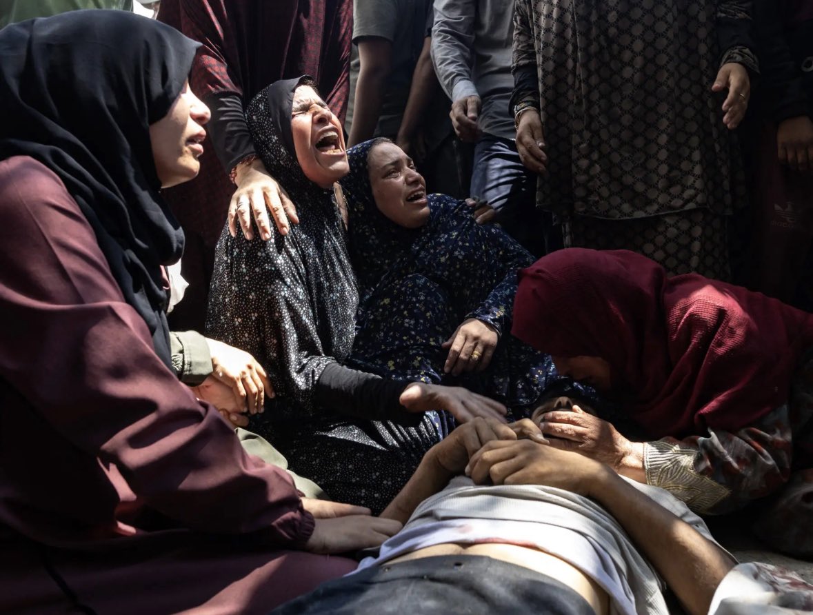 Lo de siempre. Destruir viviendas, desplazar población. Hacer que mueran de cansancio, de hambre y de sed. Y allí donde se queden, llegar de sorpresa para darles generosas raciones de metralla. Matar al menos al 10% en cada “paseo y parada”. Crueldad nazi magnificada.