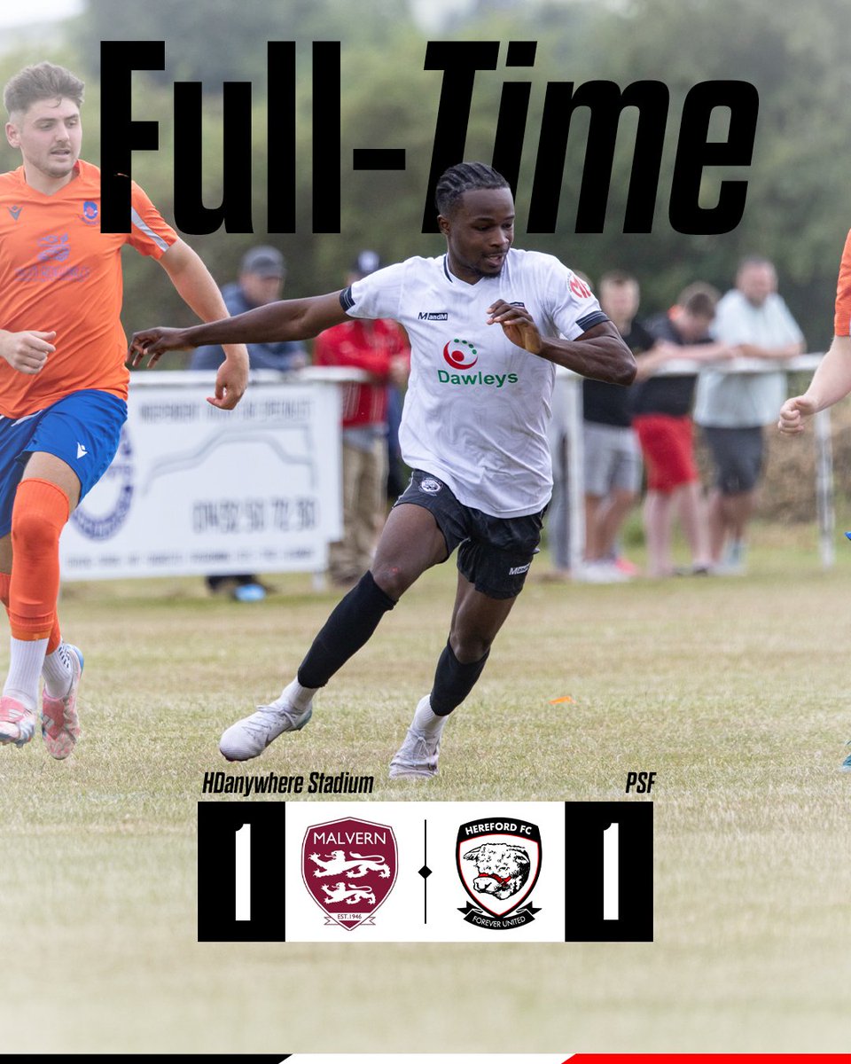 FULL TIME | It ends all square in Malvern.

MAL 1-1 HER
#COYW | #OurCity