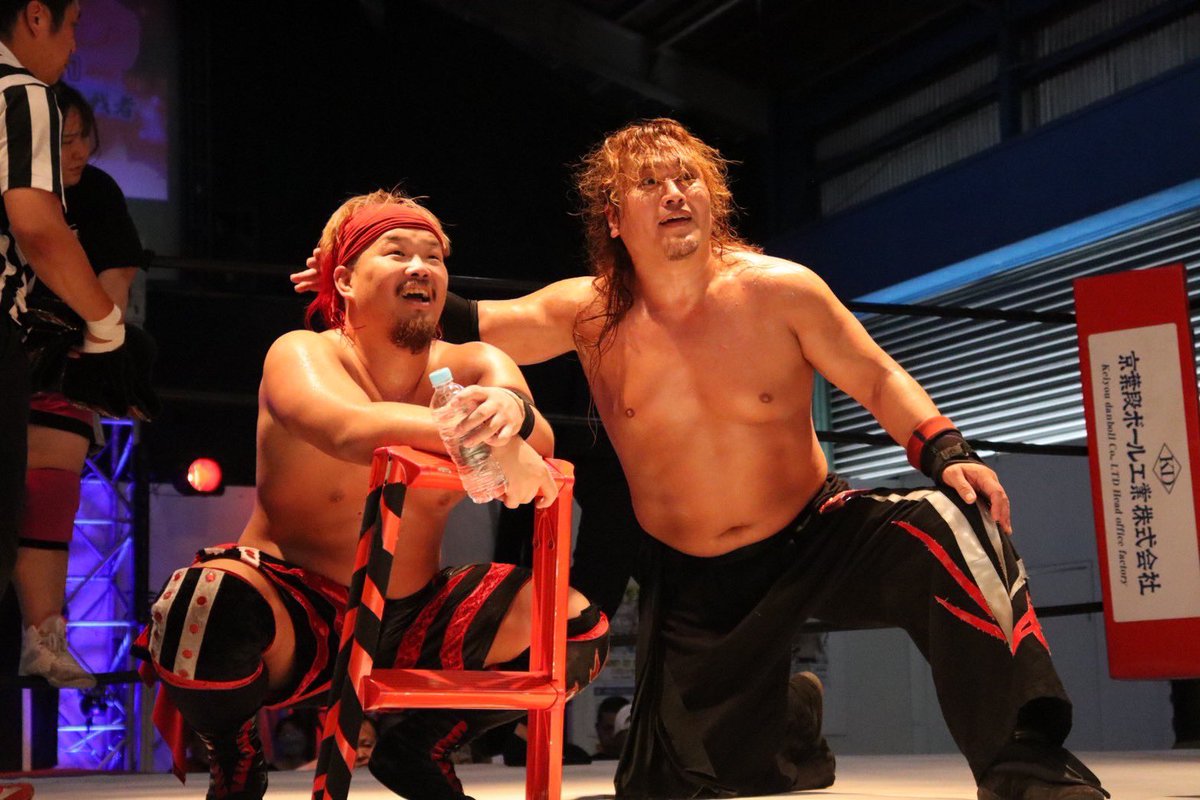 Naka_Shuma's tweet image. インターコンチネンタルタッグ防衛。
1年4ヶ月。もう永久王者でええよな。
挑戦したいって人間もおらんしな。
#2AW #pwzero1