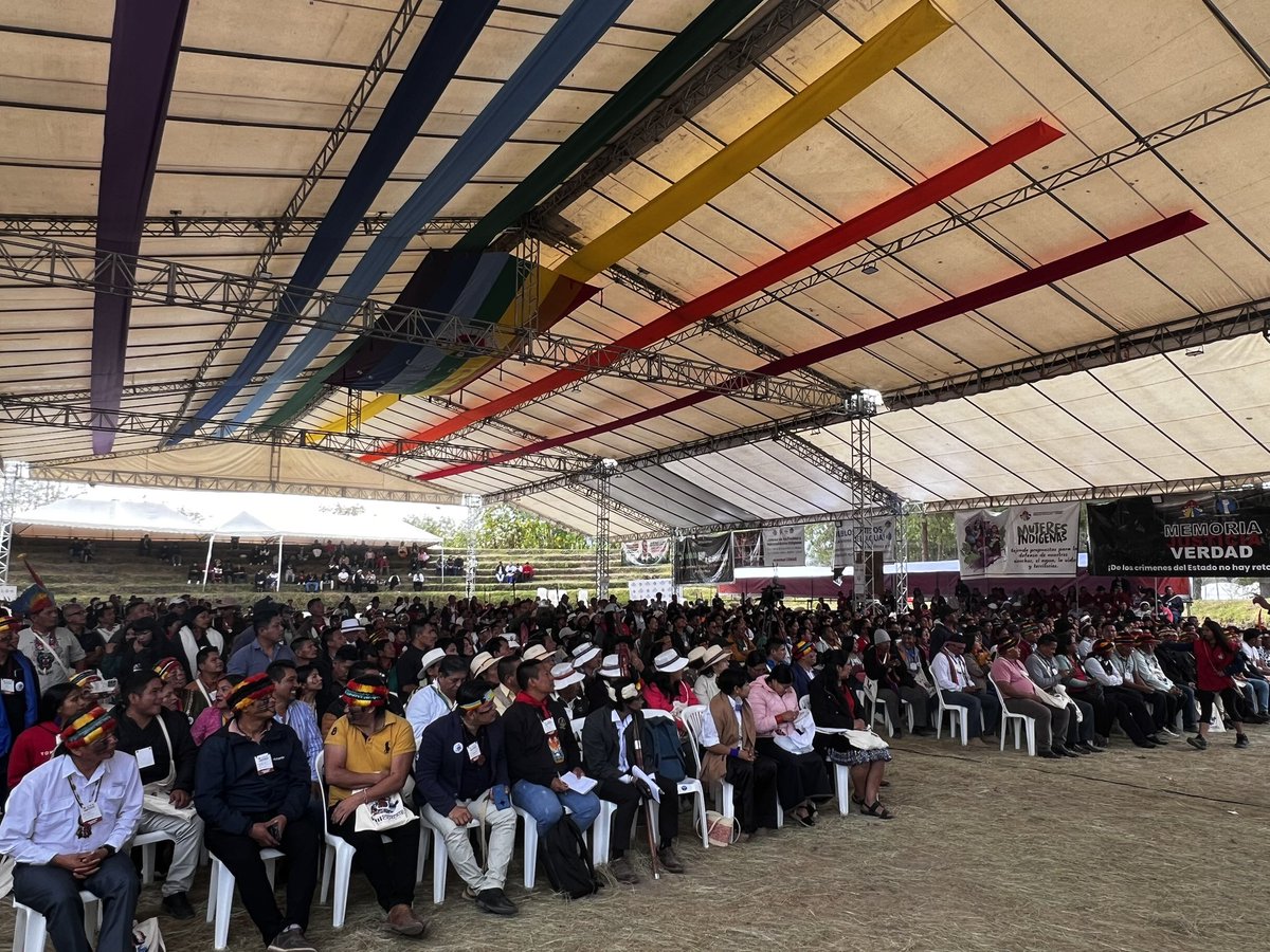 LancerosDigital's tweet image. Inicia el tercer día del VIII Congreso de la @CONAIE_Ecuador con palabras de invitados especiales y delegados internacionales y la continuación de la plenaria de las mesas de trabajo