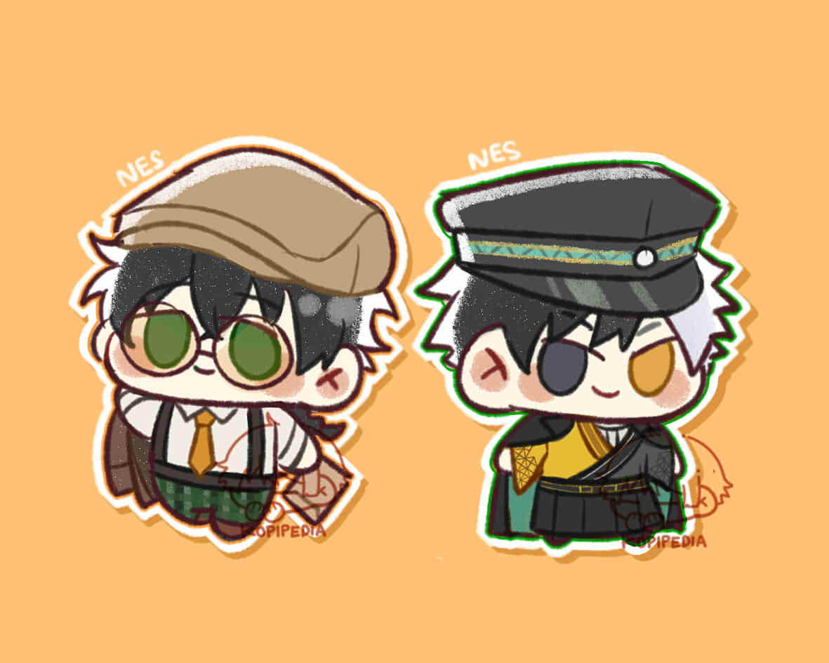 Kopipedia_'s tweet image. 🧡💚
#ウィンブレFA #WINDBREAKER
