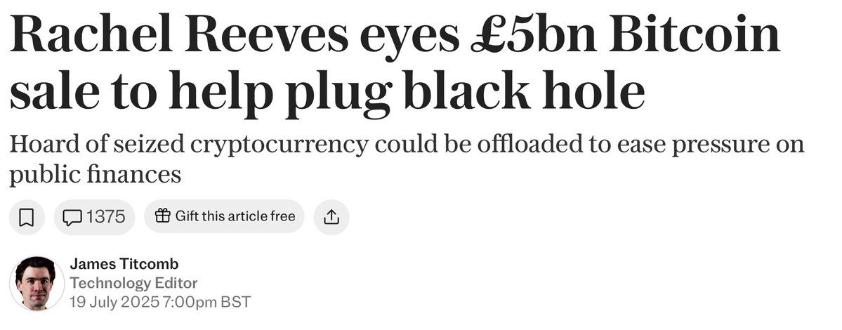 intangiblecoins's tweet image. if the UK sells their coins, they’ll regret it like germany did
the problems are structural. the UK must fix its fiscal & monetary policies to survive long term
selling whatever isn’t tied down to avoid big problems and continue the grift is the last gasp of collapsing empires