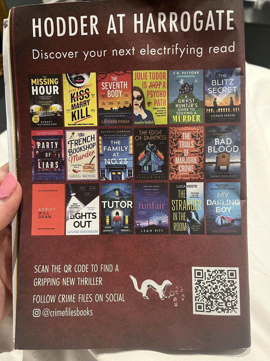 HelenCooper85's tweet image. Took so few photos at @TheakstonsCrime - had to resort to nicking other people’s! #Harrogate was epic and exhausting as always!