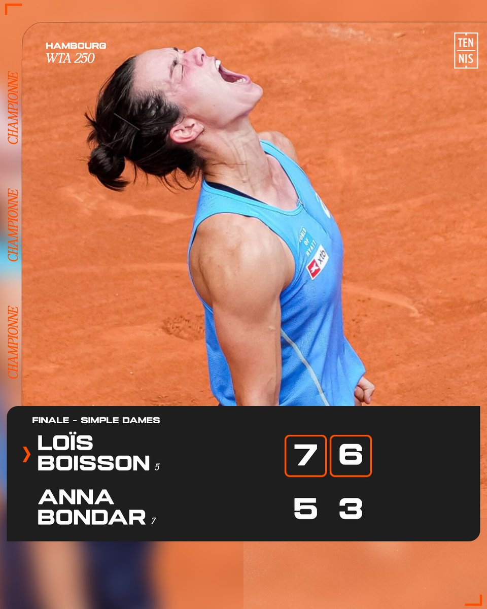 LA GAGNE ET LE TITRE POUR LOÏS !!

#HamburgLadiesOpen