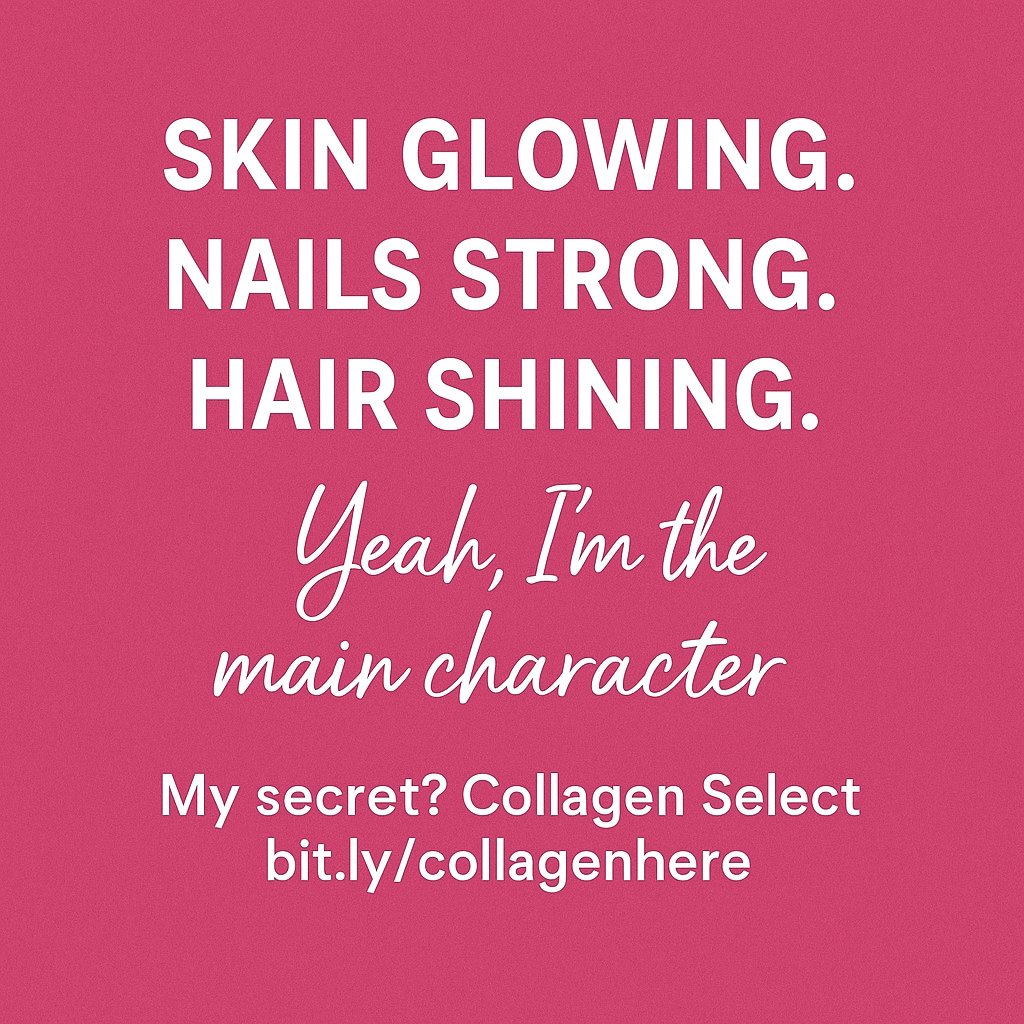 VladDuck24's tweet image. 1 scoop a day =
✅ smoother skin
✅ stronger nails
✅ feminine glow ✨
Easy math → bit.ly/collagenhere
#GlowMath #SkinCareRoutine #SimpleGlowUp