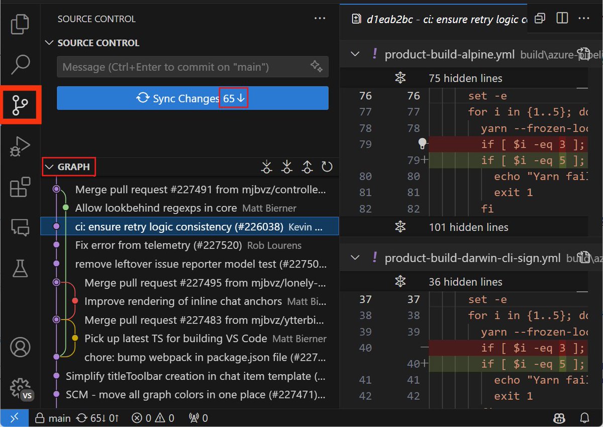 Coder_kartik's tweet image. When VS Code already has the Source Control feature, why do developers still use Git commands in the terminal for pushing, committing, or cloning repositories? 👀