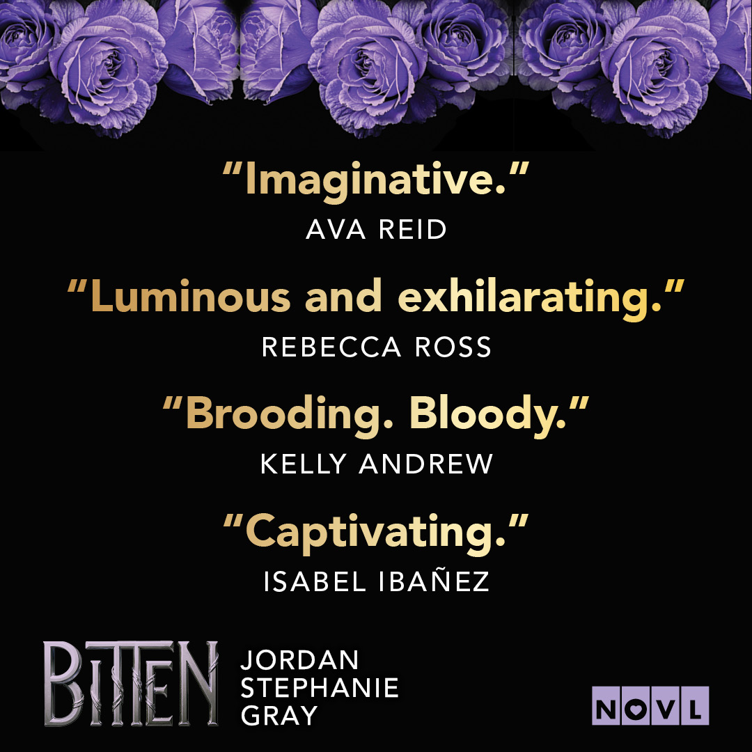 theNOVL's tweet image. Bitten is absolutely NOT to be missed! Don't just listen to us! Listen to @AvaReid329878, Rebecca Ross, @KayAyDrew, and Isabel Ibañez!
thenovl.com/landing-page/n…