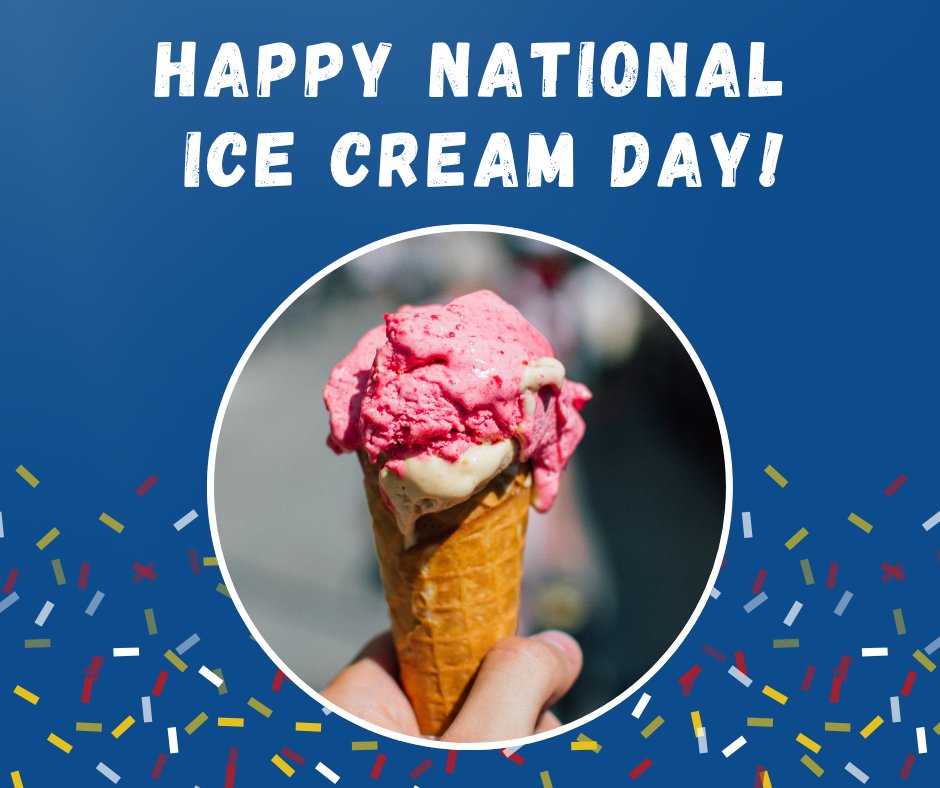 Happy National Ice Cream Day! 🍨 A perfect excuse to treat yourself to your favorite flavor and soak up a little summer joy.