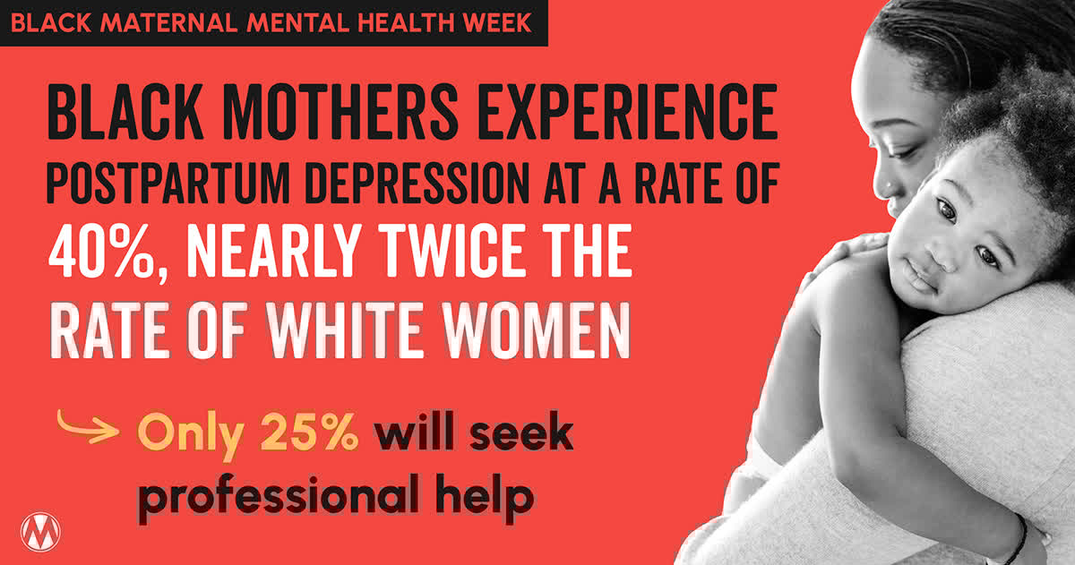 MomsRising's tweet image. The barriers for Black moms and birthing people to accessing treatment include stigma, financial barriers, involvement of child welfare systems, and insufficient culturally competent care. Click here action.momsrising.org/sign/protect_m… to ask your lawmakers to support funding for maternal…