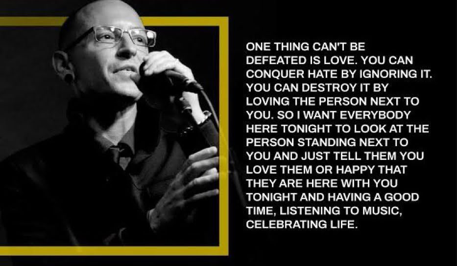 LPAssociation's tweet image. Remembering Chester today and every day.