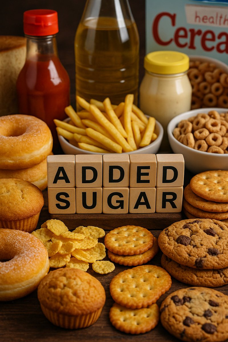 NutritionDiet00's tweet image. 🚨Up to 70% of what we eat today contains added sugar.
Not natural sugar. Not fruit.
I’m talking about processed, invisible sugar.
According to a 2022 study in Frontiers in Nutrition, the average person eats over 17 teaspoons of added sugar every day without knowing it.
That’s…
