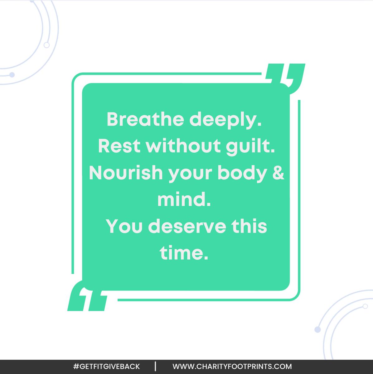 Self-Care Sunday 🌿
Breathe. Rest. Reset.
You don’t have to do it all — just what nourishes you today. 💛
#SelfCareSunday #MentalWellness #GetFitGiveBack