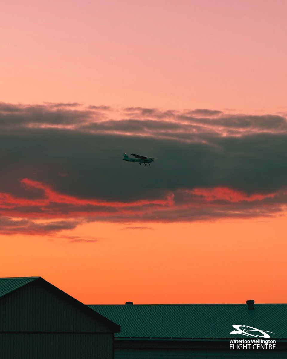 ☀️  HAPPY SUNSET SUNDAY!

We're flying from 5:30 AM to MIDNIGHT! 

🌅 5:30 AM starts end July 30 — 6:00 AM begins after that!

📞 Book via Dispatch: 519-648-2213
📸 Thanks to Evan Kritz for the pic!

#WWFC #FlightTraining #SunriseSunday #FlyLate