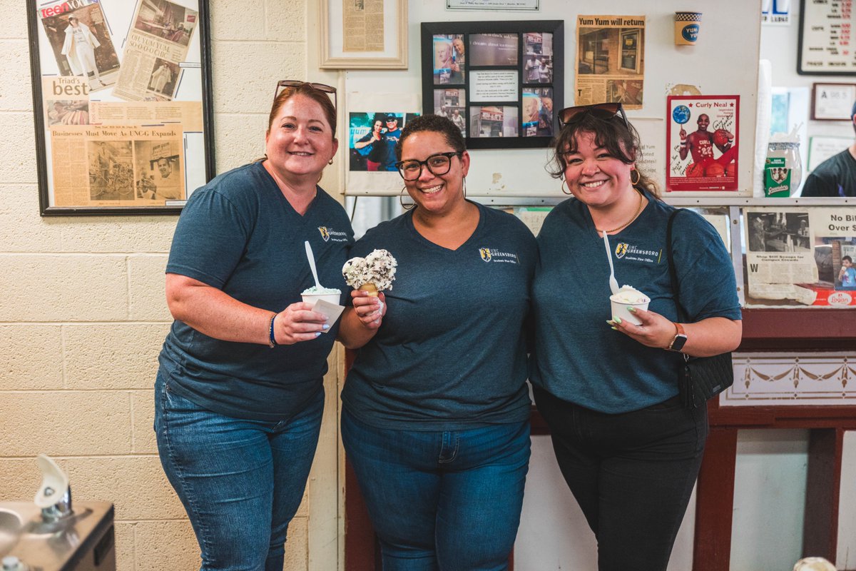 UNCG's tweet image. Celebrate #NationalIceCreamDay with a scoop from Greensboro’s own Yum Yum Better Ice Cream! 🍦
This Spartan spot has been serving our favorite homemade treats since 1906.