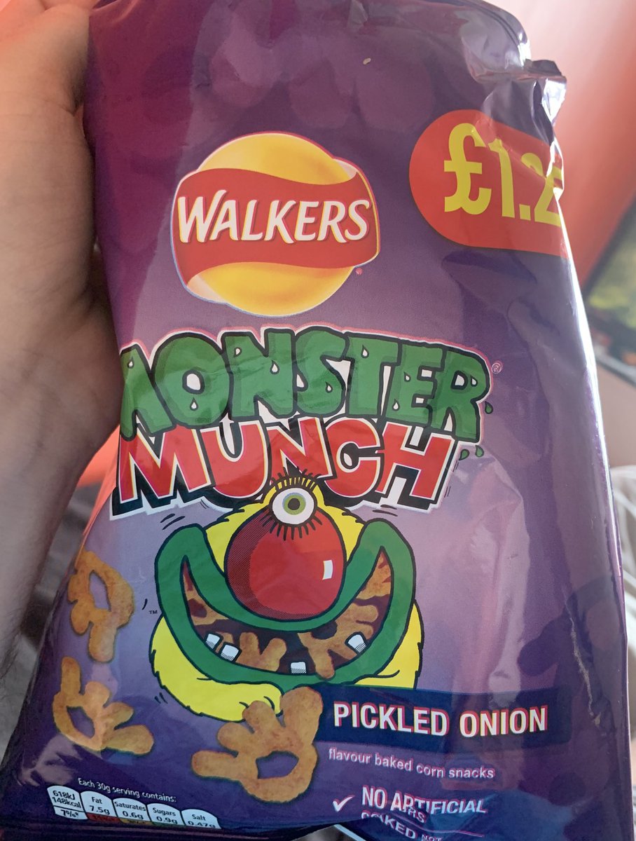 Little1Robbie's tweet image. The BEST snack in the world EVER! #MonsterMunch #BornInThe80sRaisedInThe90s
