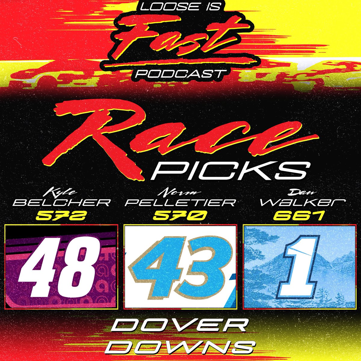 LooseIsFast_Pod's tweet image. Good morning it’s race day at the @MonsterMile! Here’s a reminder of the boys picks for today! Who you got?
#NASCAR
