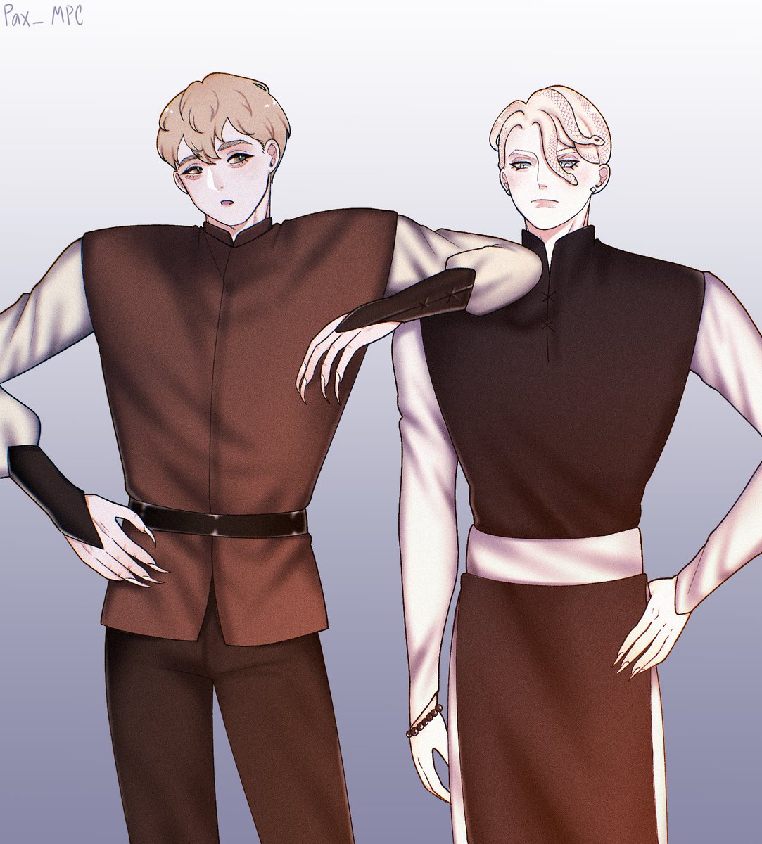 Pax_MPC's tweet image. #MPC5_FestivalofMoonlace #MPC5_FoM
“คุณอา เราไม่ได้มาสายใช่ไหม?”
แพ็กซ์และชายหนุ่มอีกคนเข้างานมาหันมองซ้ายขวาอย่างไม่ค่อยมั่นใจนัก หน้าตาของกอร์กอนตนนี้ดูอารมณ์บูดอยู่นิดหน่อย
“หนวกหูน่า ฉันพาแกมาก็บุญแค่ไหนแล้วอเล็กซ์ จะไปหาแฟนหรือไปไหนก็รีบไป”
เขาเอ่ยไล่
(+เจ้าแพ้กได้ค่า)