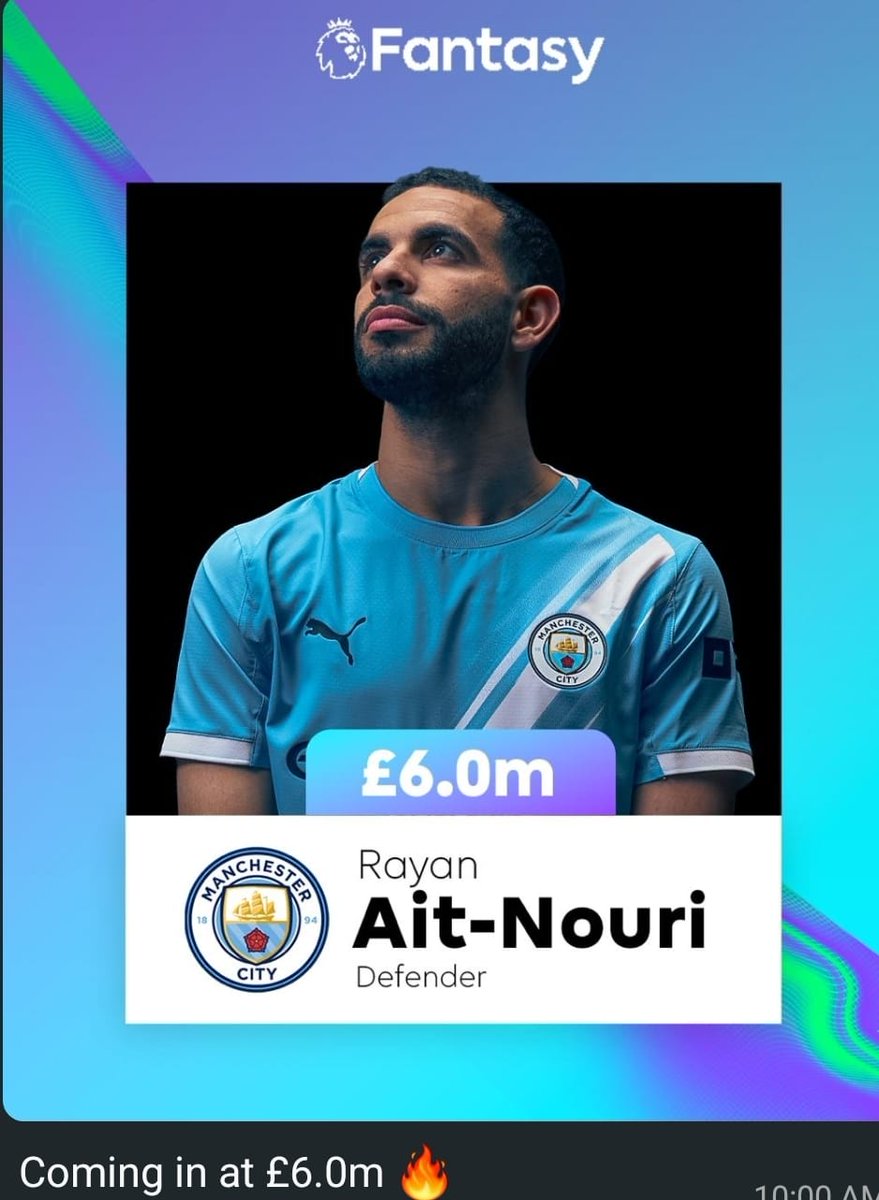 Clasamthom's tweet image. RAN priced at 6m in #fpl so is that too risky when u factor in Pep Roulette?
1st game is vs Wolves as well