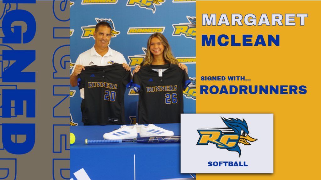 Roadrunner Softball welcomes Delsea High standout Margaret McLean to the team for the Spring 2026 season.  Congrats Margaret! See photos:

rcsjphotos.smugmug.com/GCC-SPORTS/Sof…