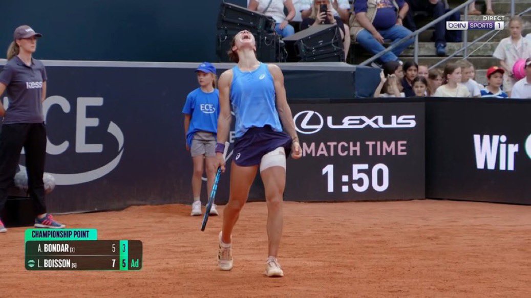 GRANDE LOÏS 🇫🇷

Deuxième tournoi WTA = 🏆