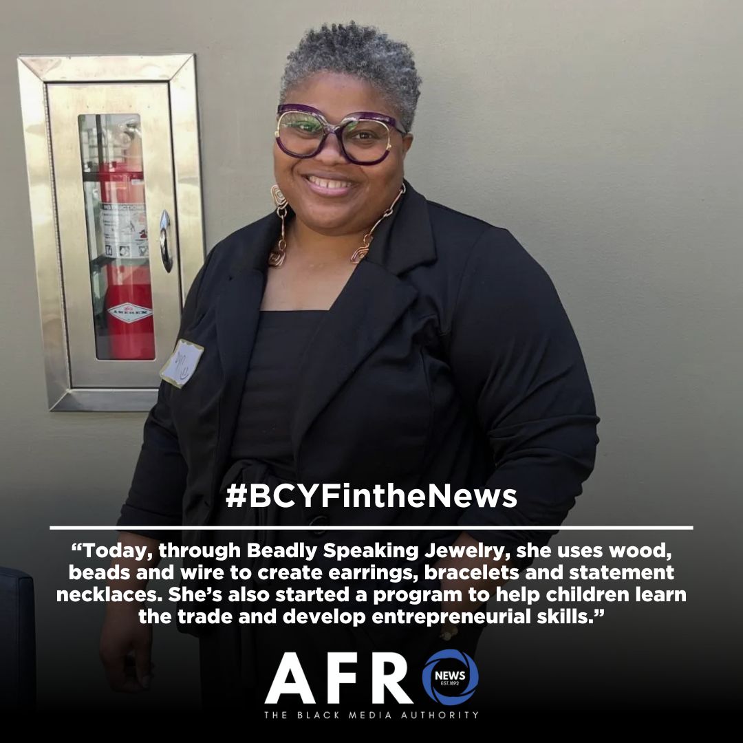 Shout out to Beadly Speaking—a BCYF grantee—who was featured in @AfroNews talking about their work as a mission driven business! 

 🔗 Read more: buff.ly/JeOFsYB  

#BaltimoreYouth #BCYFGrantee