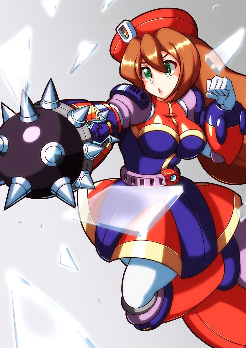 kotatuman_dash's tweet image. 皆を守る為に前線に飛び込んでいくアイリス(バイオレンスター装備)