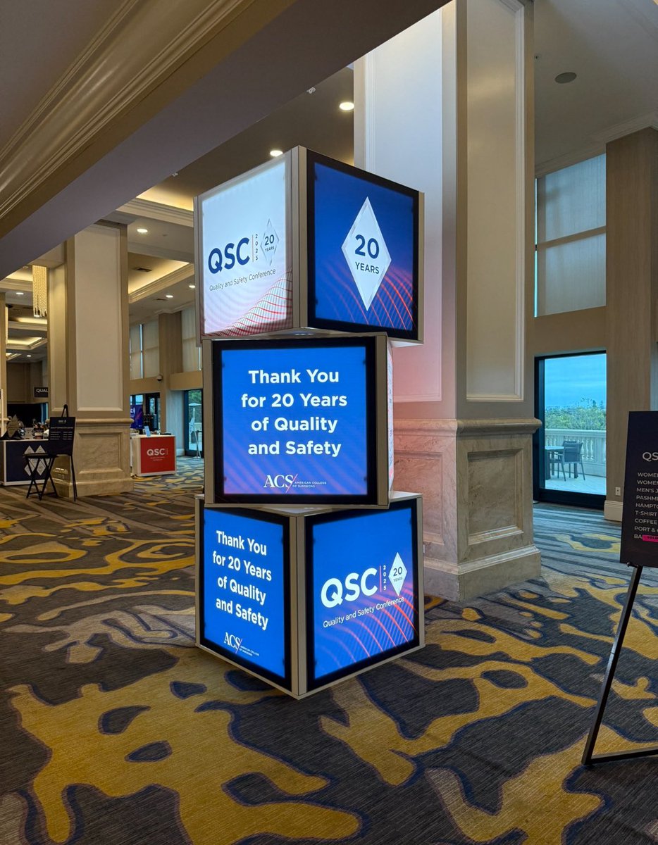 Feeling inspired after a great weekend at #ACSQSC25, and looking forward to further integrating QI into daily practice for surgical trainees!