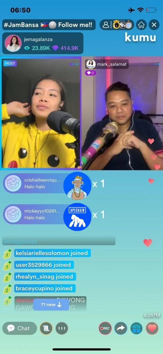 St. KC Montero | Founder | Saints | CHUMPZ 🦍 (@kcmontero) on Twitter photo Launching a contest to pick 2 Chumpz as KUMU virtual gifts
💸 Royalties for the winners
📊 Revshare for our ecosystem
🚪 Entry to 100k+ new users
Didn’t win? No stress—new Chumpz rotate in every campaign
This isn’t just exposure, it’s community-powered revenue <a href="/ApeChainHUB/">ApeChainHUB</a> Launching a contest to pick 2 Chumpz as KUMU virtual gifts
💸 Royalties for the winners
📊 Revshare for our ecosystem
🚪 Entry to 100k+ new users
Didn’t win? No stress—new Chumpz rotate in every campaign
This isn’t just exposure, it’s community-powered revenue <a href="/ApeChainHUB/">ApeChainHUB</a>