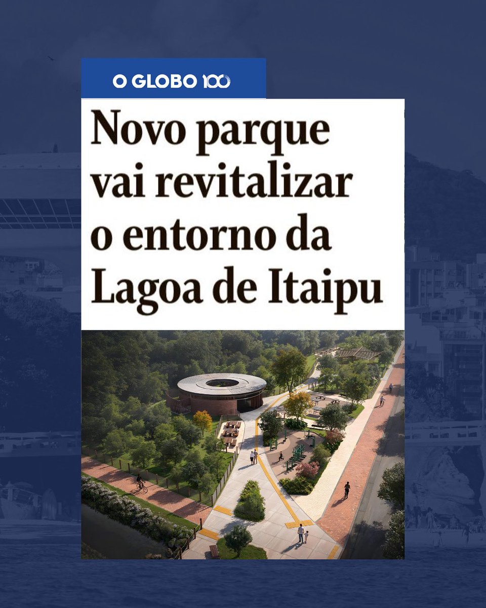 Novo parque vai transformar o entorno da Lagoa de Itaipu! 

Pessoal, estamos finalizando a estruturação do projeto para a criação do Parque Lagoa de Itaipu.

O novo espaço vai contar com jardins filtrantes, passarelas, ciclovias, areas de contemplação e muito mais. É tempo de