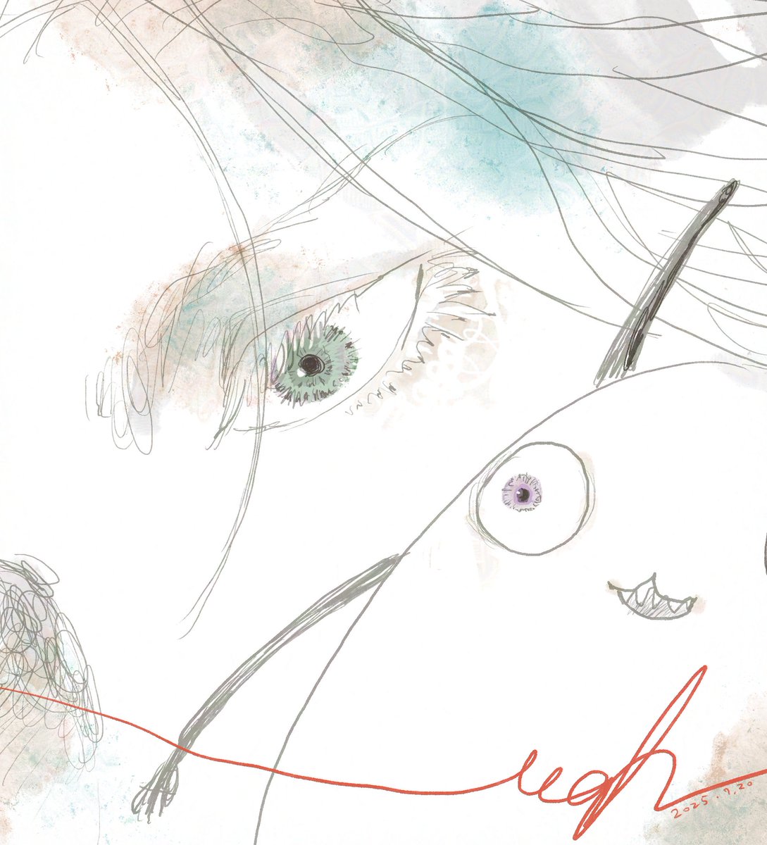 mah_hirano's tweet image. 🟢🟣

#デビタくんの日常 #キャラサイ