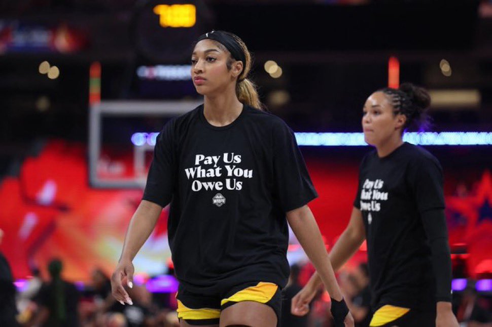 Rightanglenews's tweet image. BREAKING - Angel Reese is now threatening to go on strike unless the WNBA pay her more.
