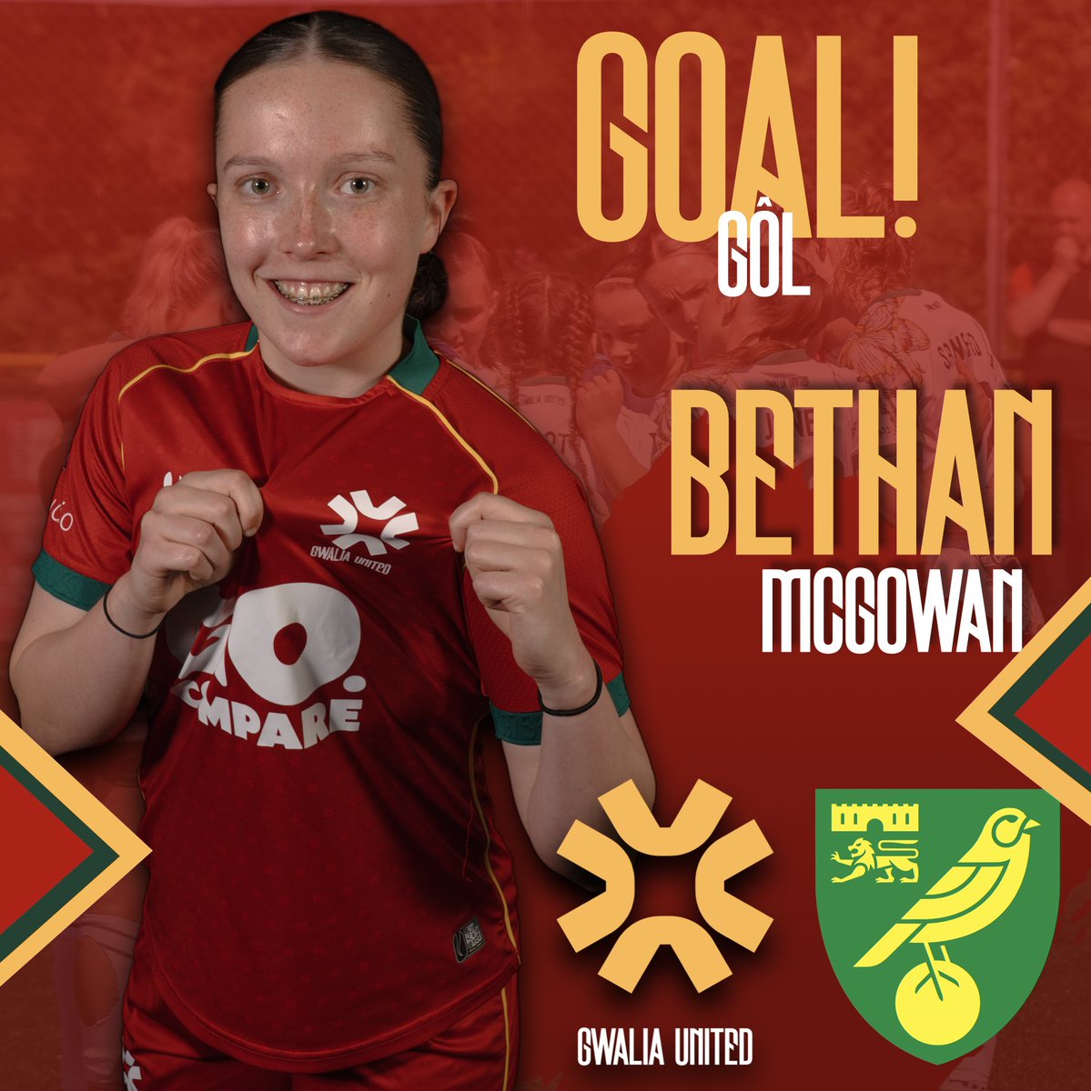 Bethan scores from the Spot to take the lead early I the second half