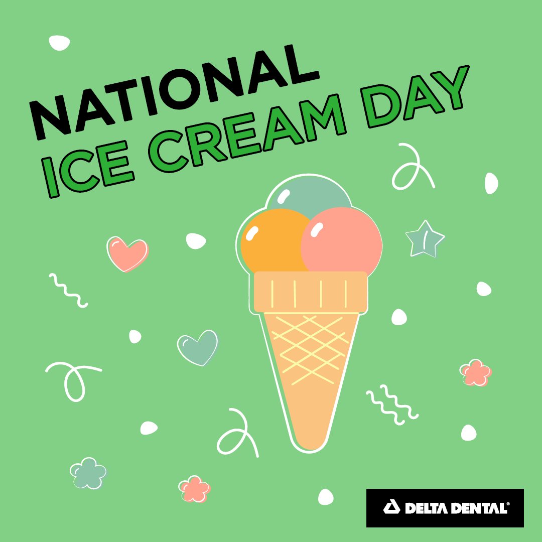 🍨 Happy National Ice Cream Day! 🍨

While ice cream is rich in calcium, a nutrient that plays an essential role in building and maintaining strong teeth, it's also full of sugar. Remember to enjoy this sweet treat in moderation this summer! 🍦