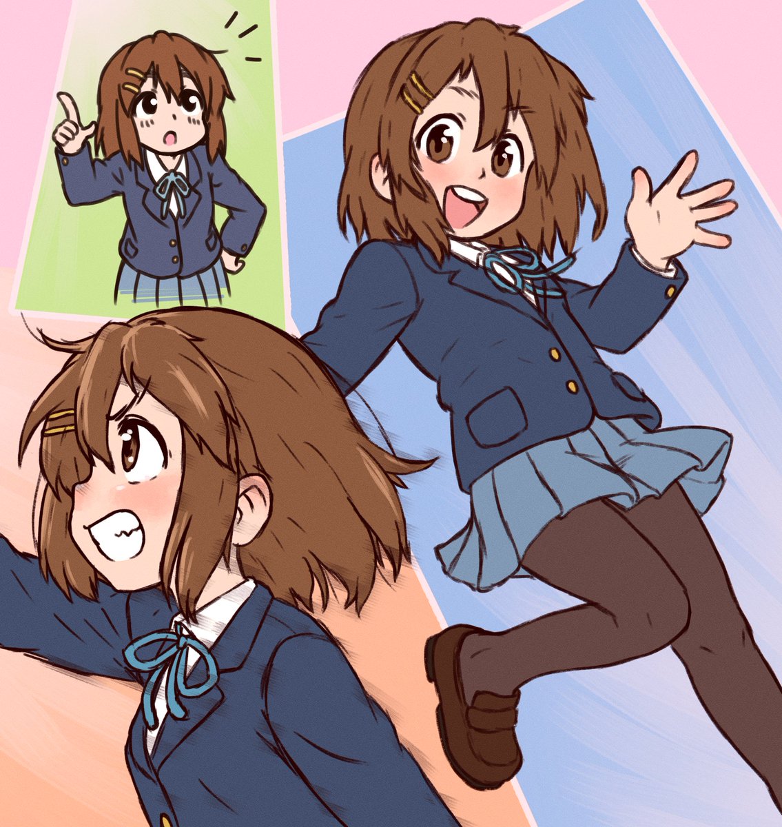 BeachEpisode's tweet image. yuis drawn weeks apart lol
